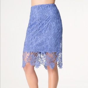 Bebe Jade lace crochet skirt size 4